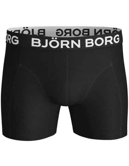 Bjorn Borg Boxershorts CORE 3Pack Solids Zwart