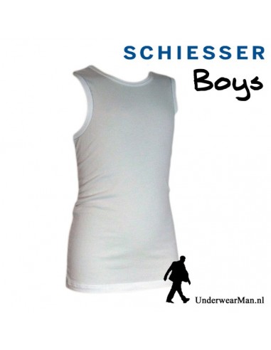 Schiesser Kinderondergoed Singlet White