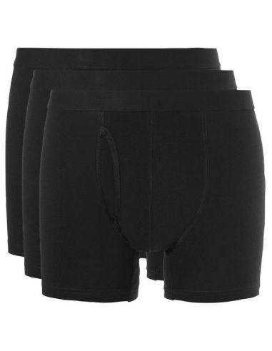 Ten Cate Heren Ondergoed Basic Boxer Zwart 3 pack