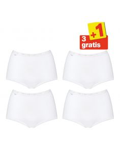 Sloggi Basic Maxi Slip 4 pack wit 3+1 gratis 2