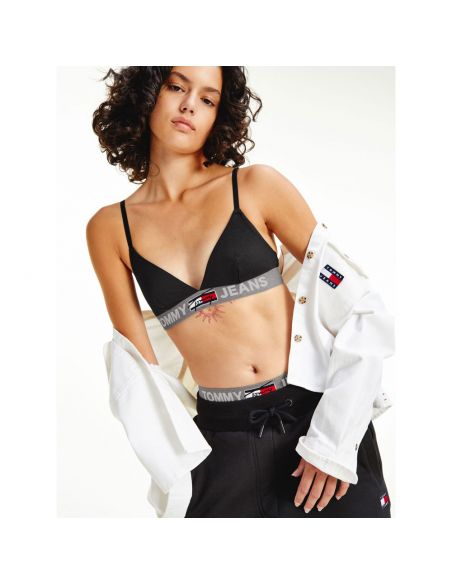 Tommy Hilfiger Women Triangle Bralette UN Black