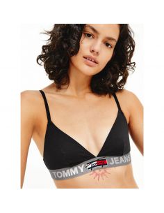 Tommy Hilfiger Women Triangle Bralette UN Black 2