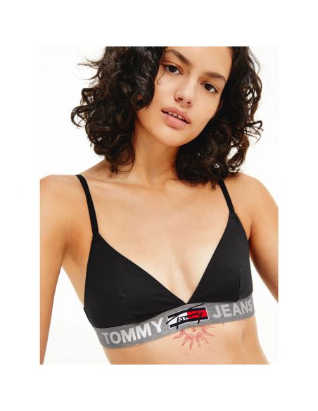 Tommy Hilfiger Women Triangle Bralette UN Black