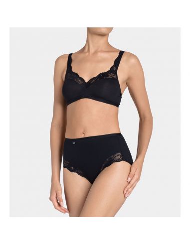 Sloggi Romance Maxi Slip 4 pack Zwart 3+1 Gratis