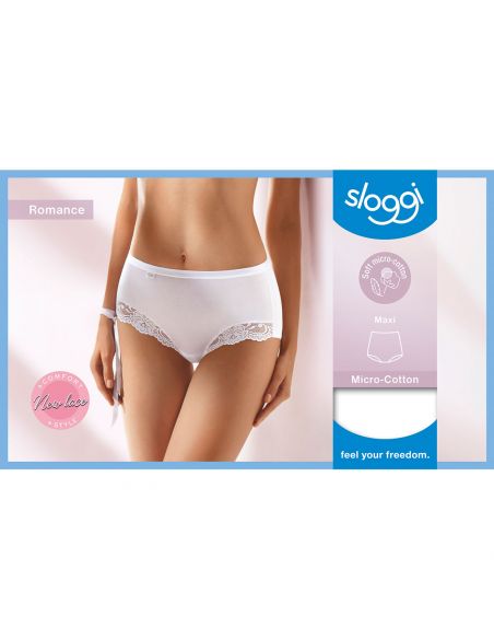 Sloggi Romance Maxi Slip 4 pack Zwart 3+1 Gratis