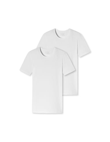 Schiesser T-Shirt 95/5 Organic 2Pack Wit