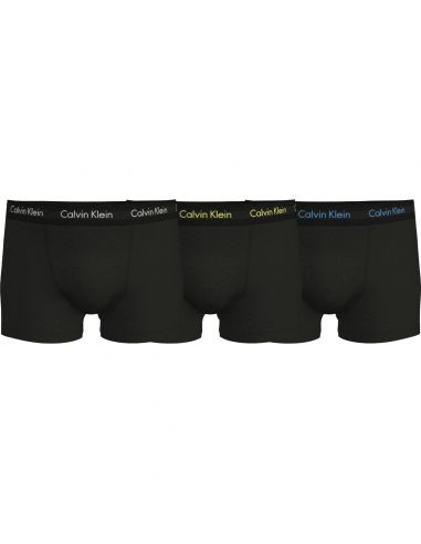 Calvin Klein Ondergoed Men TRUNK 3PK 1TL B- OCEAN STORM/LIME/SIGNATURE BLUE