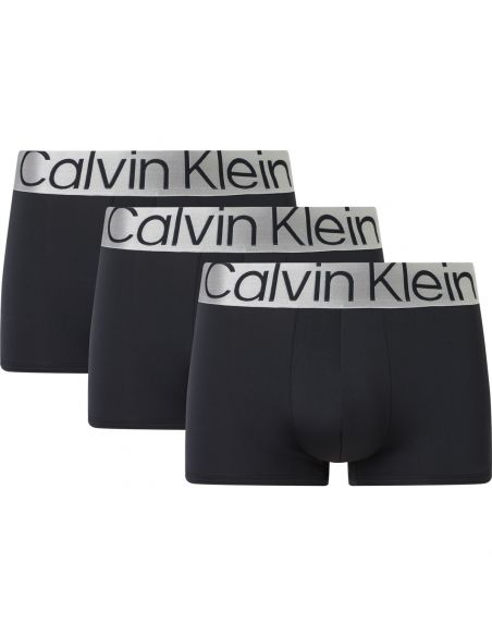 Calvin Klein Ondergoed Men LOW RISE TRUNK 3PK 7V1 BLACK