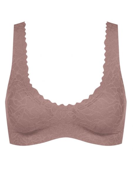 Sloggi Zero Feel Lace 2.0 Bralette Cacao