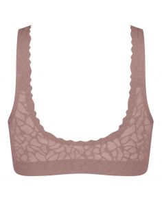 Sloggi Zero Feel Lace 2.0 Bralette Cacao 2