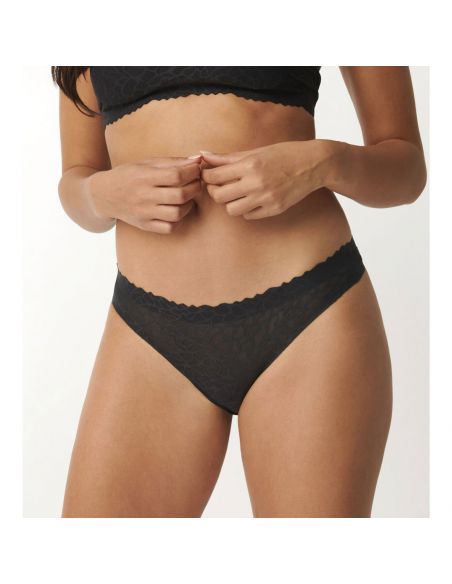 Sloggi Zero Feel Lace 2.0 Brazil Panty Zwart