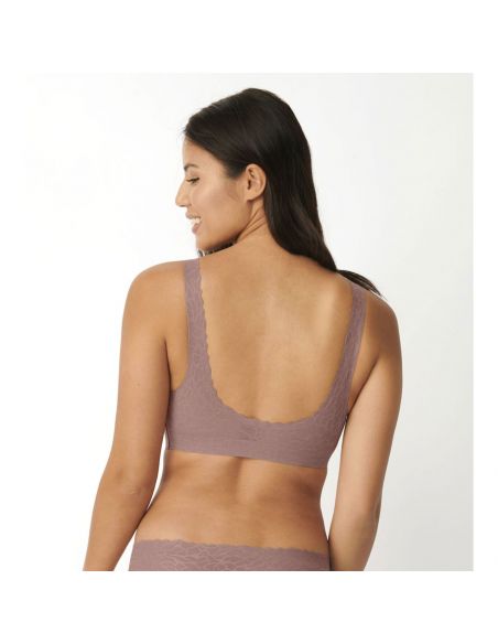 Sloggi Zero Feel Lace 2.0 Bralette Cacao