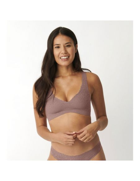 Sloggi Zero Feel Lace 2.0 Bralette Cacao