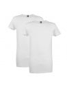 Alan Red Derby Long T-shirt 2-pack wit