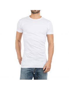 Alan Red Derby Long T-shirt 2-pack wit 2