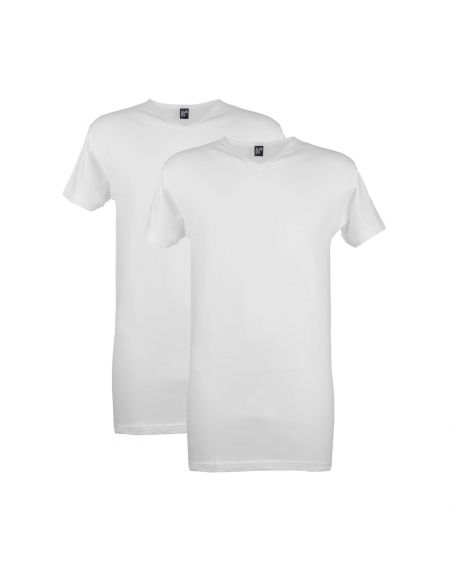 Alan Red T-Shirt Vermont Long 2Pack White