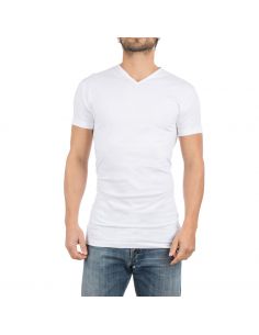 Alan Red Vermont Long T-shirt 2-pack wit 2