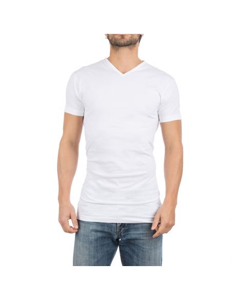 Alan Red T-Shirt Vermont Long 2Pack White