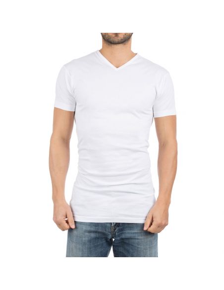 Alan Red T-Shirt Vermont Long 2Pack White