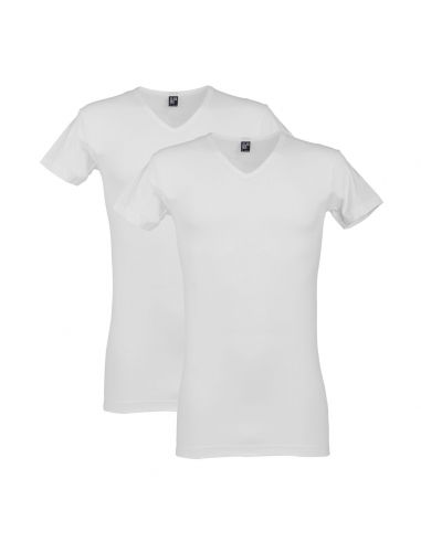 Alan Red T-Shirt Oklahoma Long 2Pack White