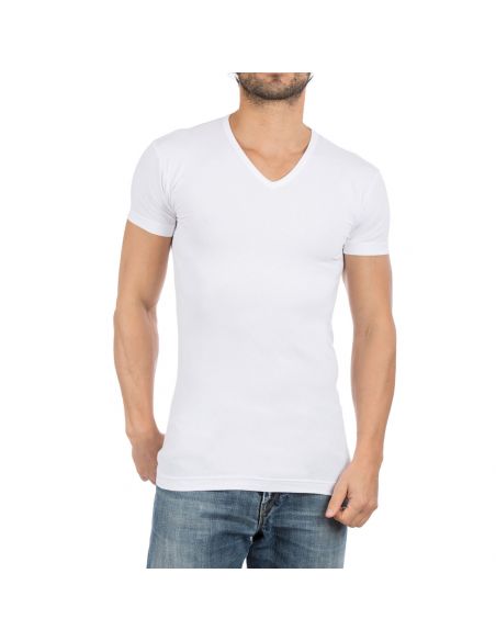 Alan Red T-Shirt Oklahoma Long 2Pack White