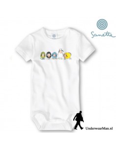 Sanetta Schaapjes Baby Romper korte mouw