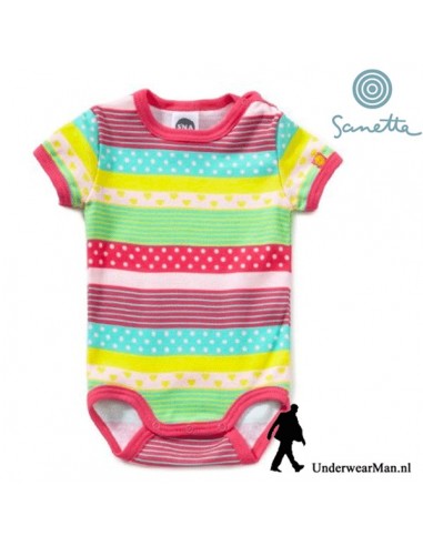 Sanetta Colourful Baby Romper korte mouw