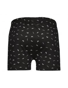 Suaque Klassieke Boxershort Moustache Zwart 2