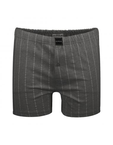 Suaque Klassieke boxer Antraciet Pin Stripes