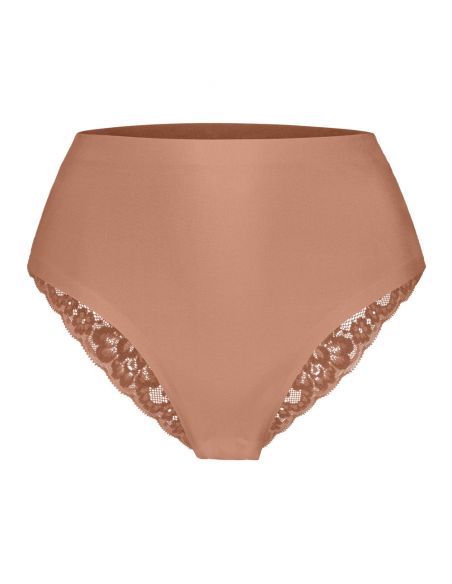 Ten Cate Secrets Lace Brazilian High Waist Hazelnut