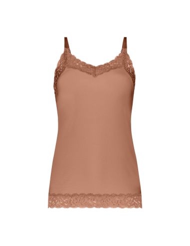 Ten Cate Secrets Spaghetti Top Lace Hazelnut