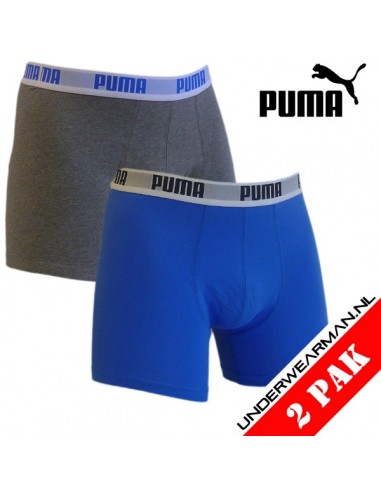 Puma Boxershort Blue Grey 2Pack 