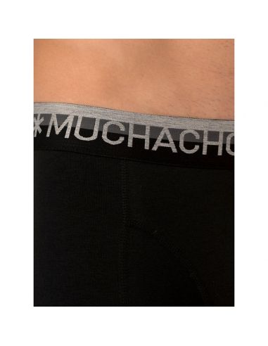 MuchachoMalo Black Blue Grey Solid 6Pack Heren Boxershorts