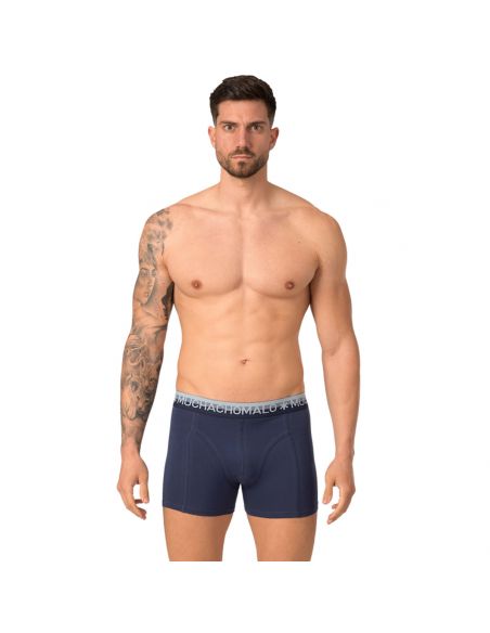 MuchachoMalo Black Blue Grey Solid 6Pack Heren Boxershorts