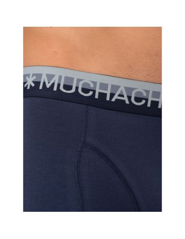 MuchachoMalo Black Blue Grey Solid 6Pack Heren Boxershorts