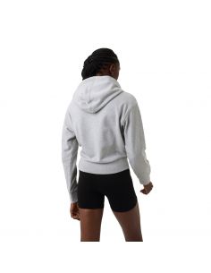 Bjorn Borg Dames Sthml Crop Hoodie Grey Melee ME008 2
