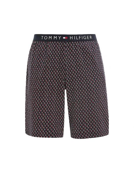 Tommy Hilfiger Ondergoed Men CN SS SHORT JERSEY SET PRINT 0K0 Desert Sky / Abstract Flag