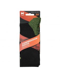 X-treme Running Compressie sokken 2Pack Zwart 2