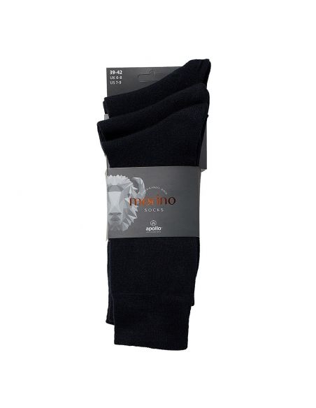 Apollo Men Merino Wollen Sokken 3Pack Navy