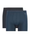 Ten Cate Heren Microfiber Shorts Black & Navy 2Pack