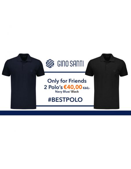 Gino Santi Polo 2Pack Vriendendeal