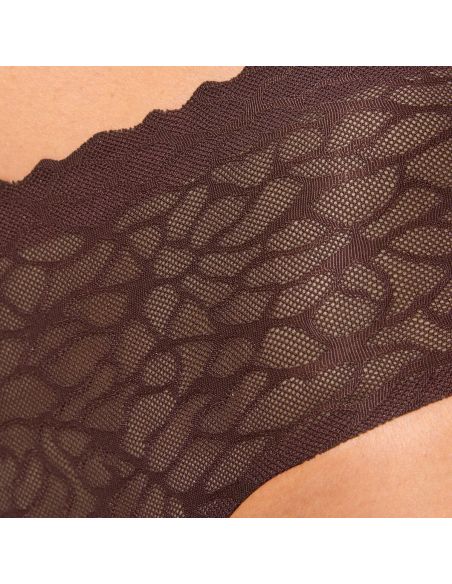 Sloggi Zero Feel Lace 2.0 High Waist Ebony Brown