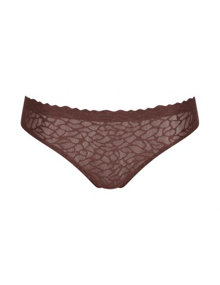 Sloggi Zero Feel Lace 2.0 Brazil Panty Ebony Brown