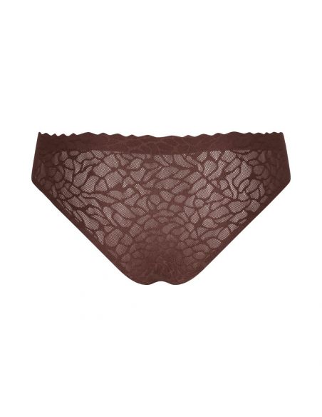 Sloggi Zero Feel Lace 2.0 Brazil Panty Ebony Brown