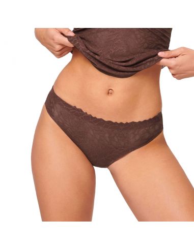 Sloggi Zero Feel Lace 2.0 Brazil Panty Ebony Brown