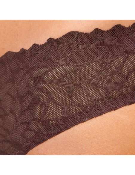 Sloggi Zero Feel Lace 2.0 Brazil Panty Ebony Brown