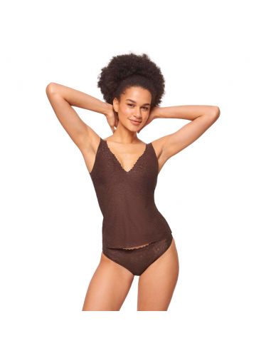 Sloggi Zero Feel Lace 2.0 Brazil Panty Ebony Brown
