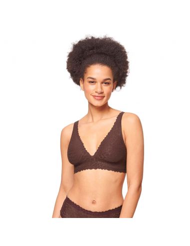 Sloggi Zero Feel Lace 2.0 Top Ebony Brown