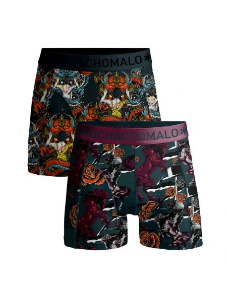 MuchachoMalo Zorro Brucelee 2Pack Heren Boxershorts