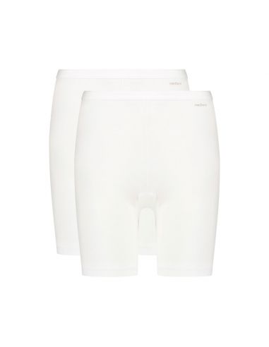 Ten Cate Dames Basics Long Shorts 2Pack Wit
